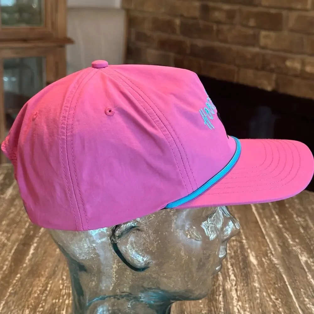 CMBT Combat Iron Apparel Hoochie Daddy Performance Rope SnapBack Hat Cap Pink